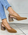 Camila | Leopard Print Heel Slingbacks