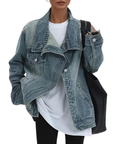 SARAH™ – Street Style Trendy Asymmetric Button Jacket