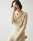 Rose | Women’s Elegant Wrap Crossover Chic Sweater