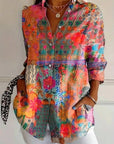 Sadie | Colorful Pattern Blouse