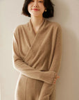 Rose | Women’s Elegant Wrap Crossover Chic Sweater