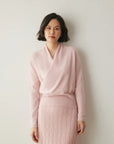 Rose | Women’s Elegant Wrap Crossover Chic Sweater