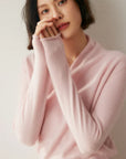 Rose | Women’s Elegant Wrap Crossover Chic Sweater