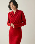 Rose | Women’s Elegant Wrap Crossover Chic Sweater
