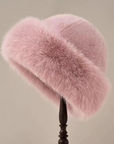 Women’s Vintage Faux Fur Hat – Elegant Winter Headwear