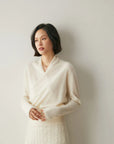 Rose | Women’s Elegant Wrap Crossover Chic Sweater