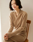 Rose | Women’s Elegant Wrap Crossover Chic Sweater