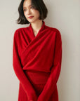 Rose | Women’s Elegant Wrap Crossover Chic Sweater