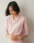 Rose | Women’s Elegant Wrap Crossover Chic Sweater